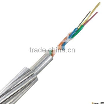 12 24 48 core optical fiber cable Overhead ground wire ADSS OPGW