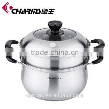 Charms arc stainless steel stock pot kitchen ware