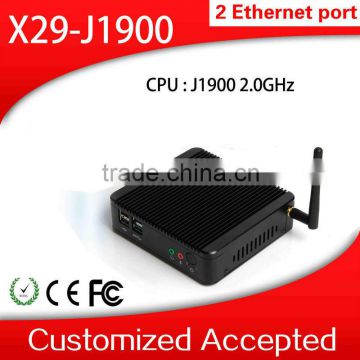 The cheapest X29-J1900 Celeron Quad Core Mini PC With Hdd Media Center PC All In One 2G RAM 64G SSD With WIFI,12V Power Adapt