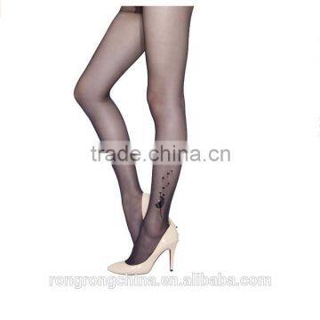 Women's Jacquard 8-10D Durable Pantyhose