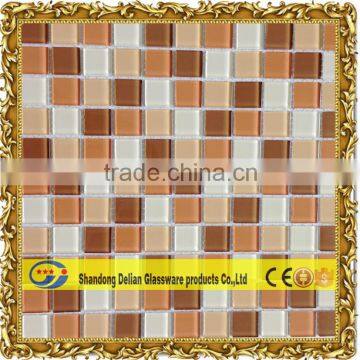 flooring types crystal glass mosaic