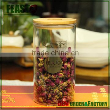 nature color bamboo lids for glass jar