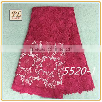 2015 latest dress design best selling 100% polyester fabric lace