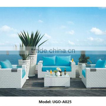 outdoor rattan garden furniture/outdoor pvc rattan furniture
