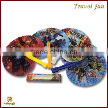 Top grade promotional customized plastic folding fan