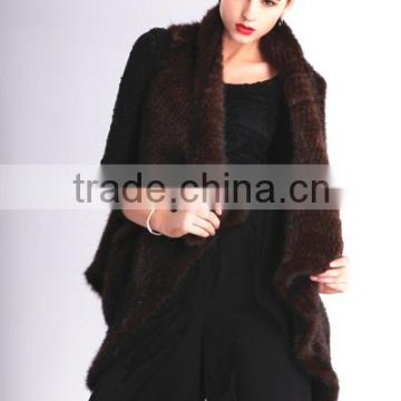 2015 new factory price genuine mink fur coat