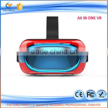 Factory Directly!!! 2016 Newest All In One VR headset 3d vr glasses Multifunctional