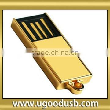 beautiful luxury gloden bar metal usb flash drive in popular