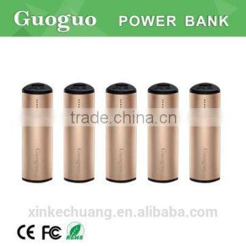 2016 new design wholesale Christmas Gift Mini Mobile Power Bank 2600mah