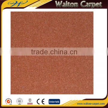 Fine denier 100% polyester wall to wall floor nonwoven carpet