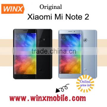 5.7 inch international Original Xiaomi mi note 2 Snapdragon 821 4g china smartphone Silver Black