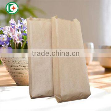 Wholesale flat bottom kraft paper bags hot food paper bag