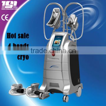 New Design 4 Heads Cryolipolysis freezing fat cells
