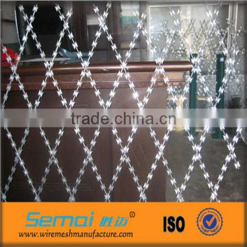 2013 Hot Dipped or Electro Galvanized Flat Razor Wire Factory