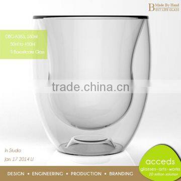 Free Sample! High Quality Handmade Art New Cola Glass Cup