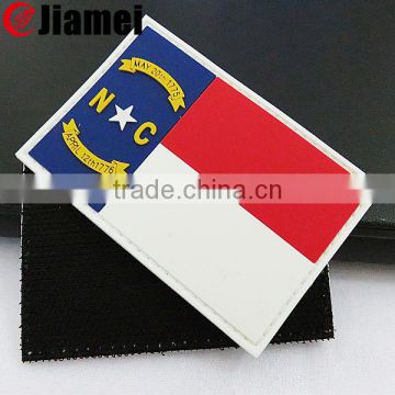 Sew-on fabric eco-friendly soft pvc logo material custom 3d rubber label