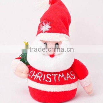xmas christmas figurine stuffed Plush Santa Claus