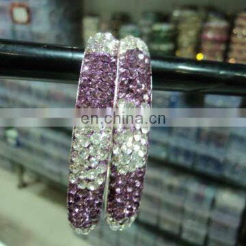 5 Row Crystal Bangles