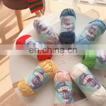 Yarncrafts wholesale Yarncrafts cheap Flat line crochet hand knitting diy thick soft super chunky Acrylic yarn
