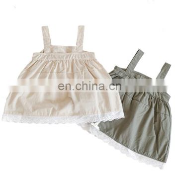 0-3Yrs Summer Girls Clothes Cotton Overalls Kids Dress for Girls Clothes Sundress Toddler Suspender Straps Overalls