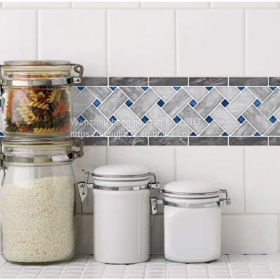 10 the ceramic tile splash plate strip is 31.5 cm x 12.7 cm since stick decoration waist Mosaic tiles, suitable for kitchen and bathroom