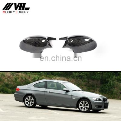 M3 Replacement  Carbon Fiber Side Mirror Cover for BMW 3 Series E90 E91 E92 E93 2005-2007
