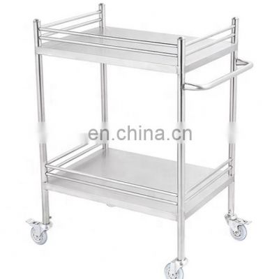 Customisable Multi-application Stainless Steel Service Trolley Cart for Hospital Kitchen Hotel
