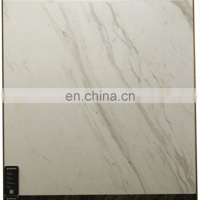 Foshan full body 1000x1000mm glazed porcelain floor ceramic tile white gold tiles