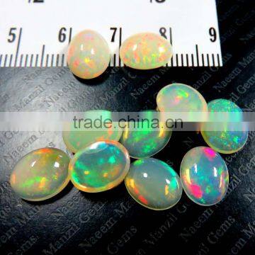 Ethiopian Opal 8x10 mm oval cabochon