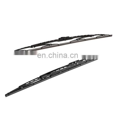 auto spare parts made in china High quality 1.2MM metal frame windshield windscreen wiper blades with graphite nature rubber