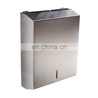 Wall Mounted Stainless Steel Toilet Tissue Paper Holder for Towel Dispenser Box