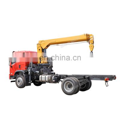 Mobile Truck 6.3 Ton Lift Mounted Crane with Straight Arm