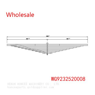 WG9232520008 Heavy Duty Vehicle Rear Wheel Spring Arm Wholesale For Howo