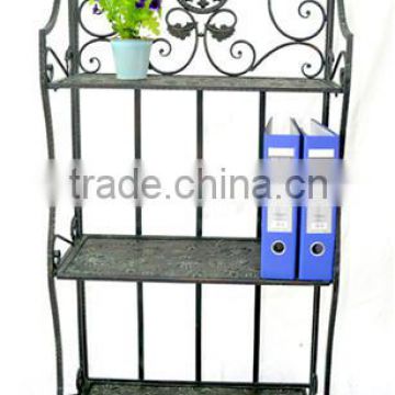 Wholesale Decorative display plant shelf with 3 tiers