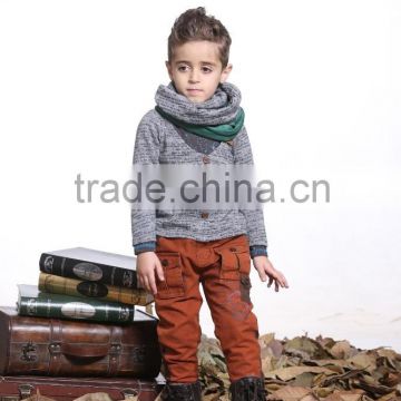 Gentle kids o-necks sweater trousers dress designs/kids apparels suppliers