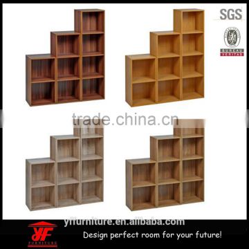 Wooden kids Bookcase Shelving Display Storage Wood Shelf Shelves Unit