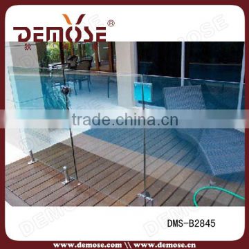 galvanized frameless glass pool fencing spigot