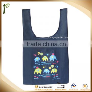 Popwide newest 2014 FACTORY SALE polyester eco shopping bag, shopping bag design