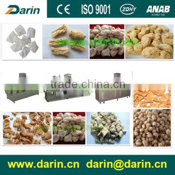 CE Certified Jinan Darin Soya Meat/Defatted Soy Protein Food Machines