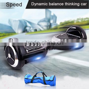 Dual 250W motor portable self balancing electric scooter with alarm light