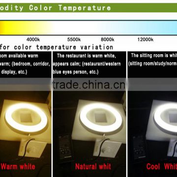 50-60Hz 85-265V 15W Circular LED Lamps T9 G10q 2500-2700K Yellow color