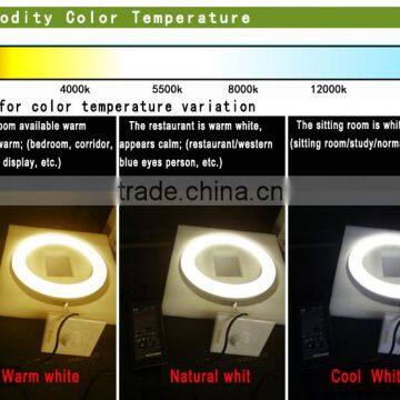 50-60Hz 85-265V 15W Circular LED Lamps T9 G10q 2500-2700K Yellow color