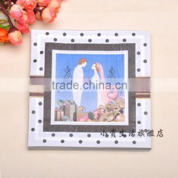 Sales Promotion , Wedding Decoration Fashion Design and Hot Selling Paper Napkin Tissue