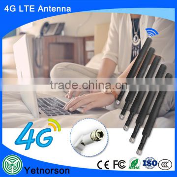 Top selling indoor 4g router antenna 600-2700mhz rubber external antenna for 4g