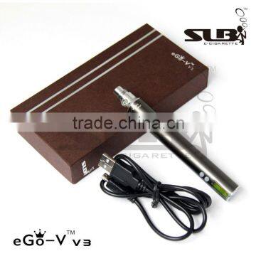 SLB 2013 2014 top selling products e cigarette battery variable voltage, variable wattage and ecig ohm meter ego v v3