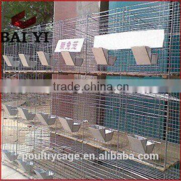 BAIYI Cheap Large Metal Rabbit Cage ( For Breeding Rabbit, Industrial Rabbit, and Large Female Rabbit )