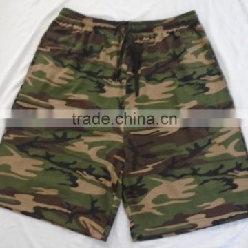 Camouflage Cotton Shorts