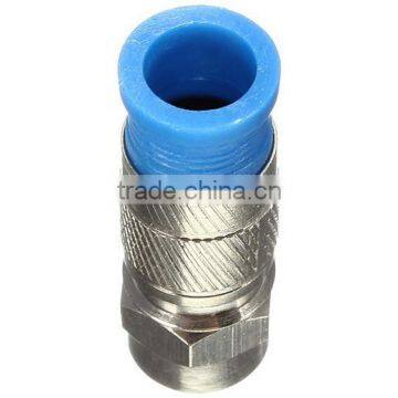 F Connector RG6 COAX COMPRESSION CABLE F CONNECTOR