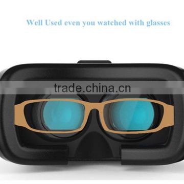2016 New Gadgets Virtual Reality 3D Video Movie Game Glasses Helmet for Mobile Phone