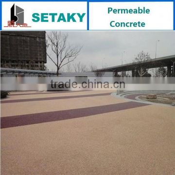 master batch of water permable concrete for parkway/sideway/parking lots
